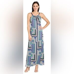 Geometric Maxi Dress